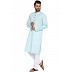 Designer round neck kurta-Pyjama set- Sky Blue Designer round neck kurta-Pyjama set- Sky Blue